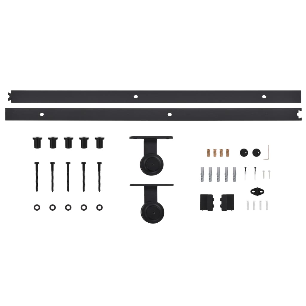 Ușă glisantă cu set feronerie, 90 x 210 cm, lemn masiv de pin