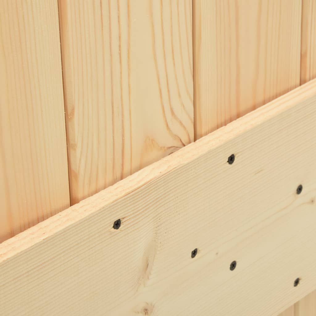Ușă glisantă cu set feronerie 100x210 cm, lemn masiv de pin