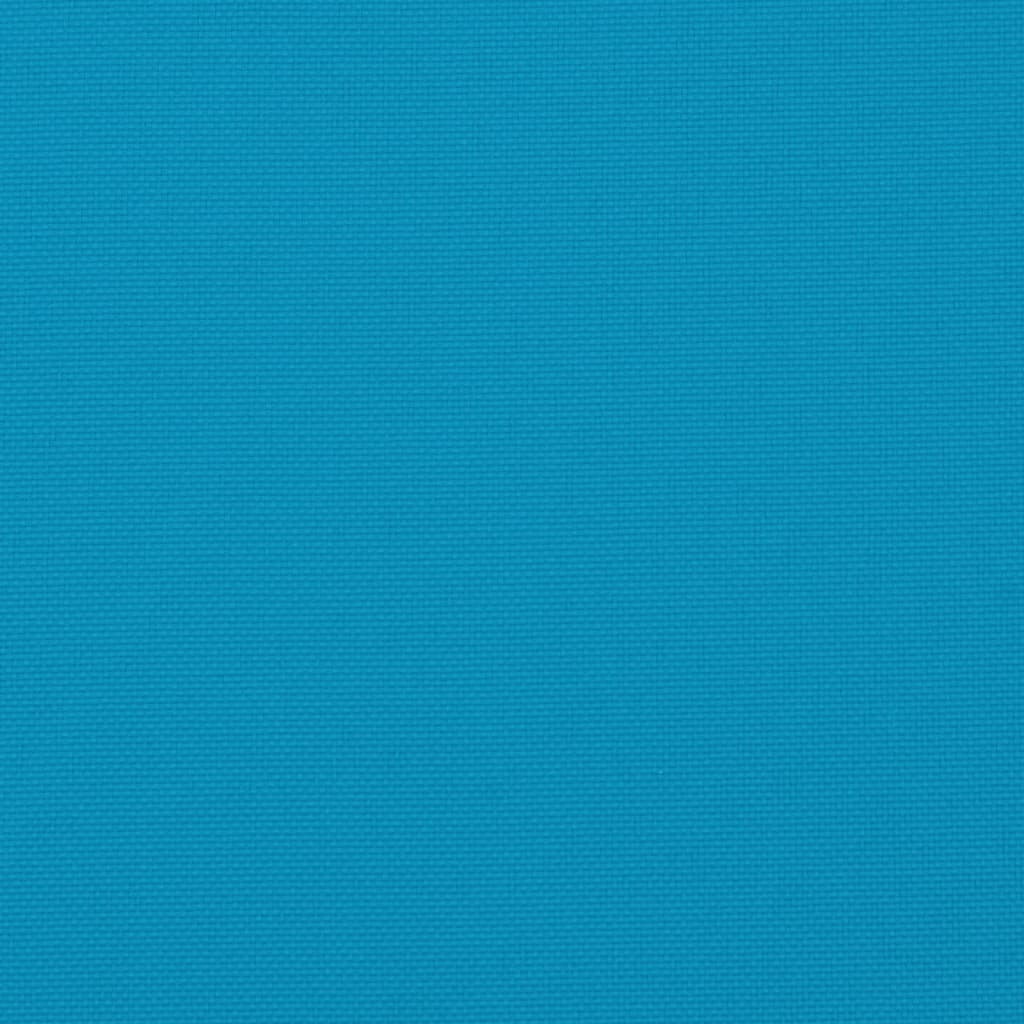 Pernă de paleți, albastru, 50x50x12 cm, material textil