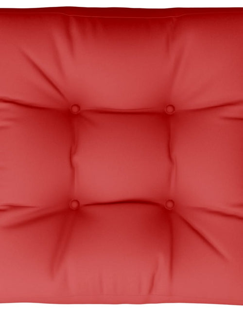 Încărcați imaginea în vizualizatorul Galerie, Pernă de paleți, roșu, 60x60x12 cm, material textil

