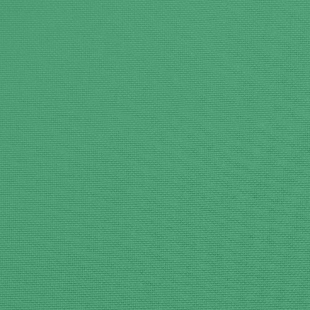 Pernă de paleți, verde, 80x40x12 cm, material textil