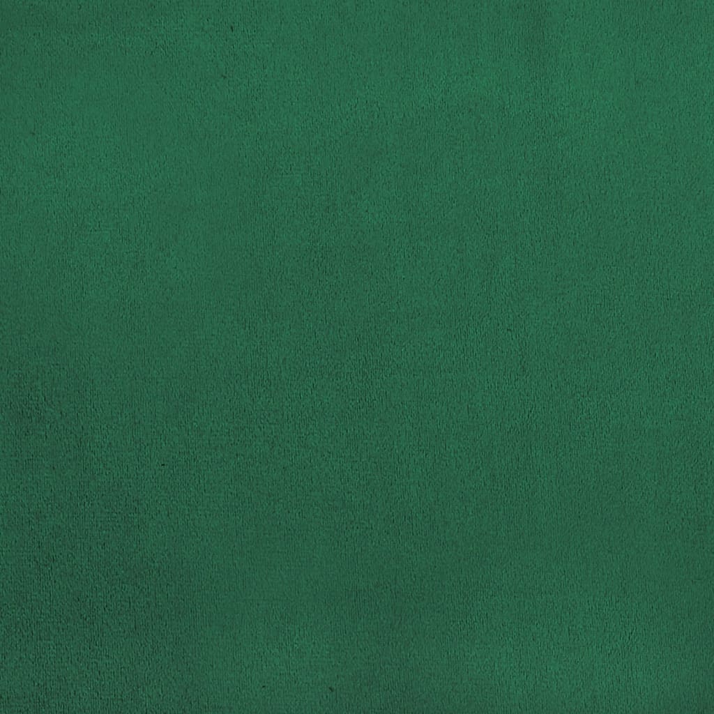 Scaune de sufragerie, 2 buc., verde închis, catifea