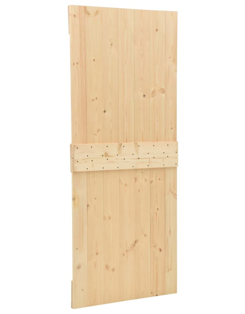 Загрузите изображение в средство просмотра галереи, Ușă glisantă cu set feronerie, 90 x 210 cm, lemn masiv de pin
