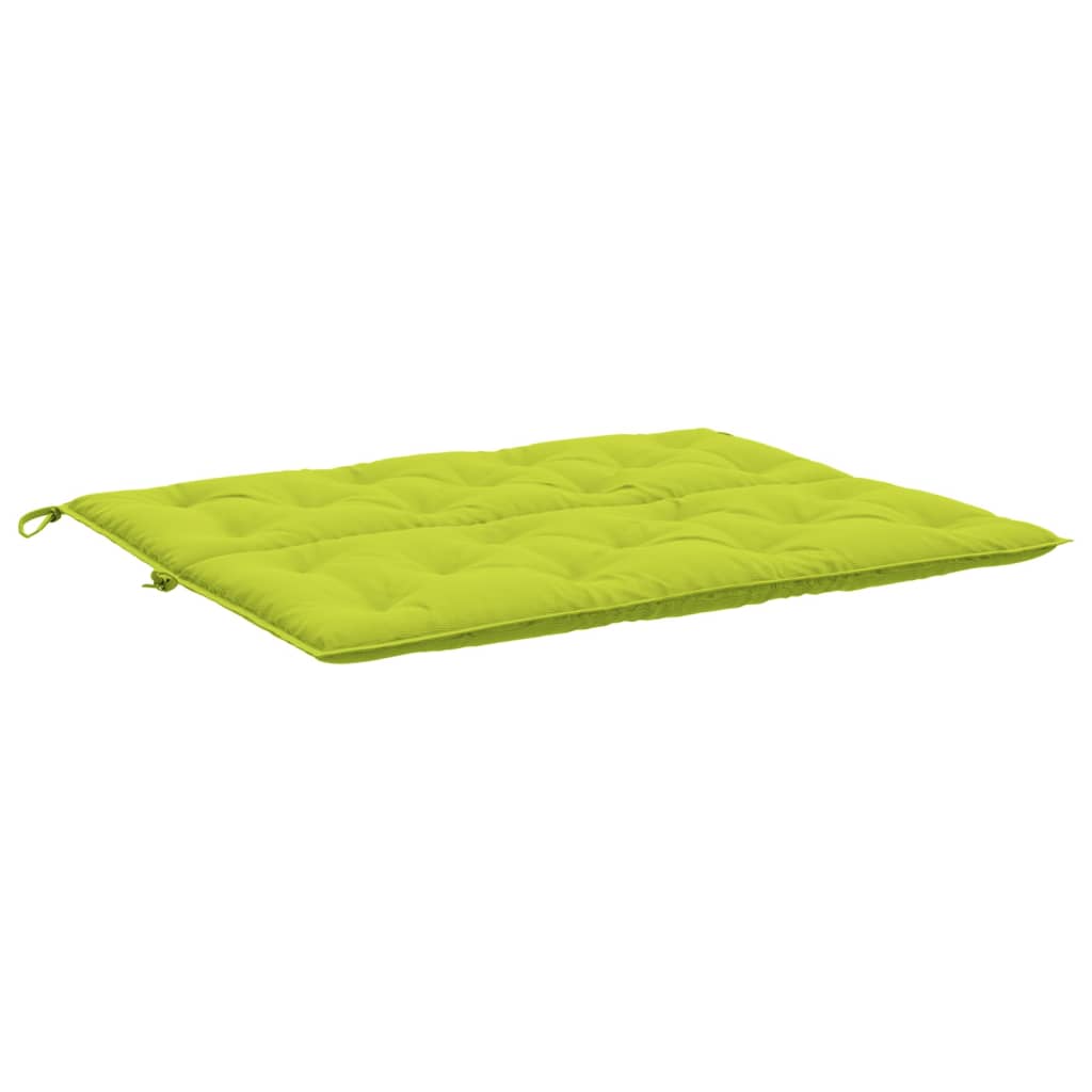 Pernă bancă grădină, verde aprins 120x(50+50)x7cm textil oxford