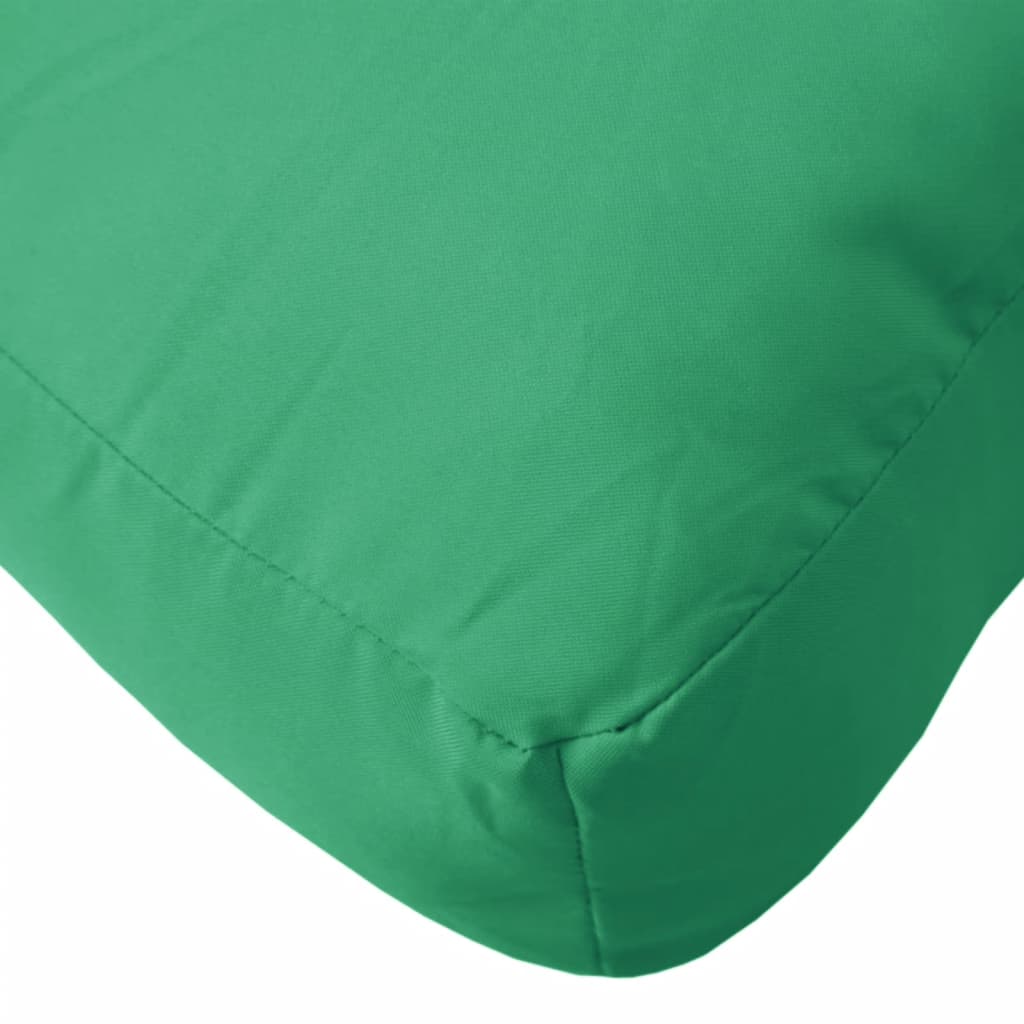 Pernă pentru taburet din paleți, verde, material textil