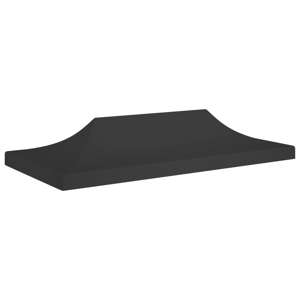 Acoperiș pentru cort de petrecere, negru, 6 x 3 m, 270 g/m²