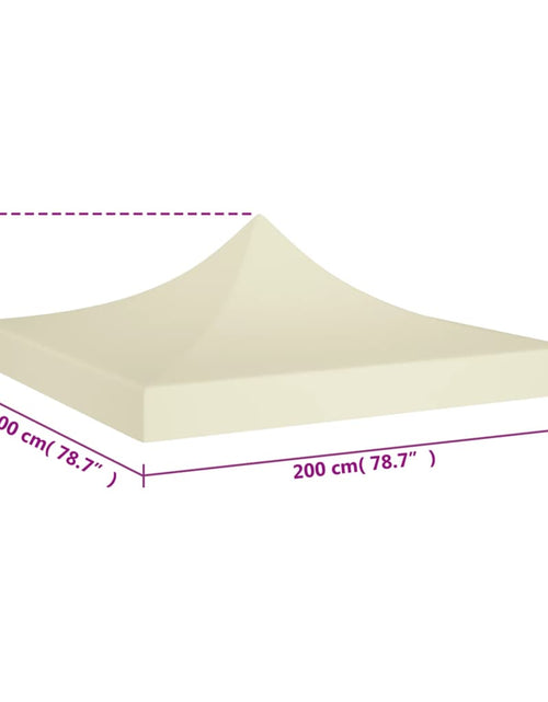 Загрузите изображение в средство просмотра галереи, Acoperiș pentru cort de petrecere, crem, 2 x 2 m, 270 g/m²
