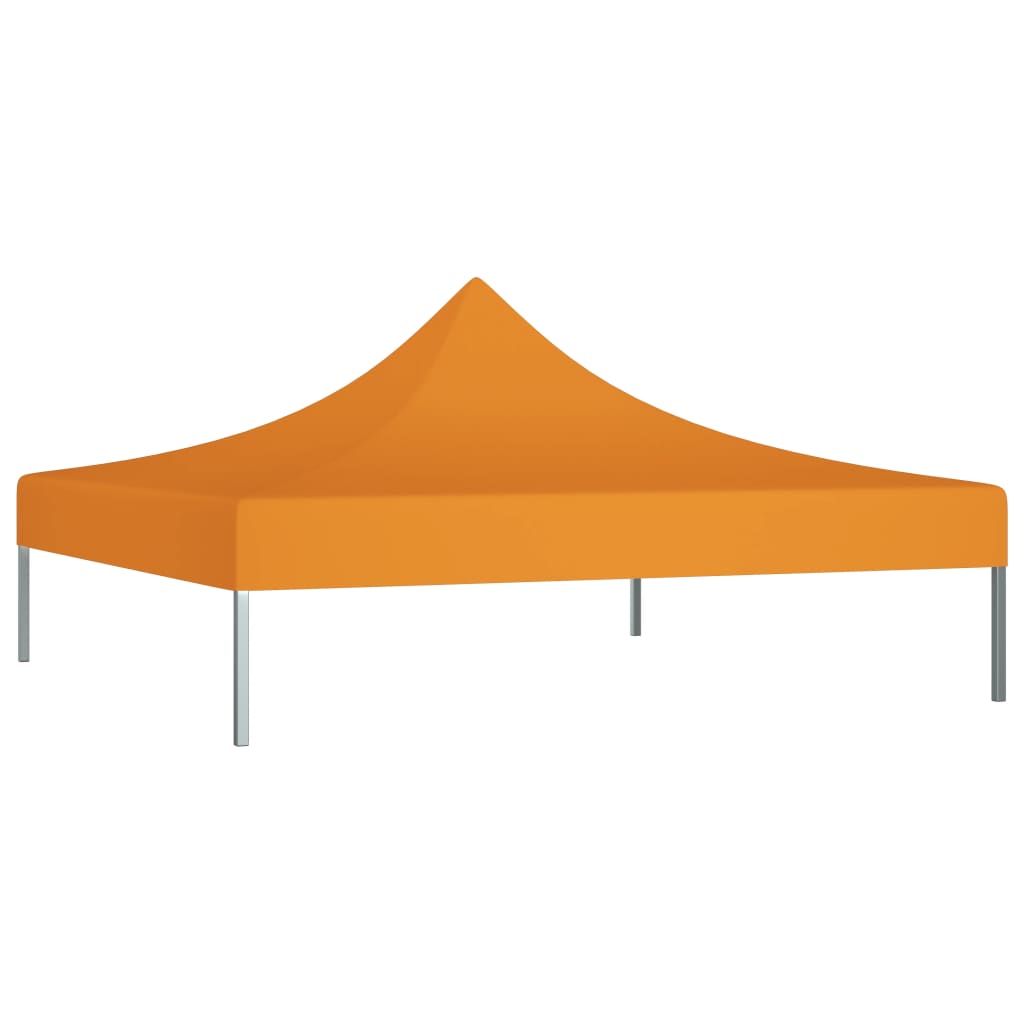 Acoperiș pentru cort de petrecere portocaliu 2 x 2 m, 270 g/m²
