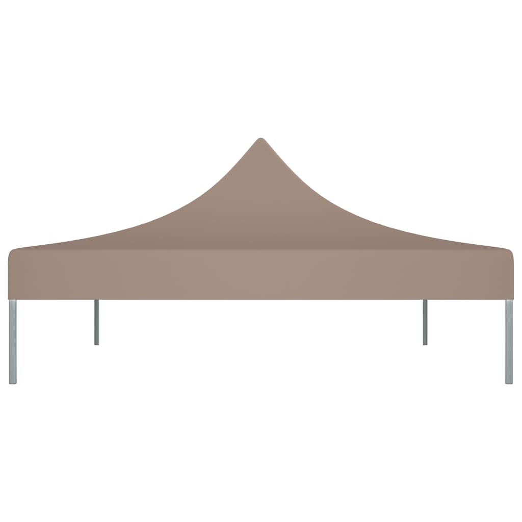 Acoperiș cort de petrecere, gri taupe, 4,5 x 3 m, 270 g/m²