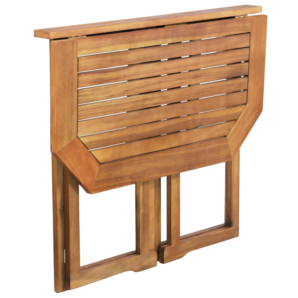 Set mobilier bistro, 4 piese, lemn masiv de acacia - Lando
