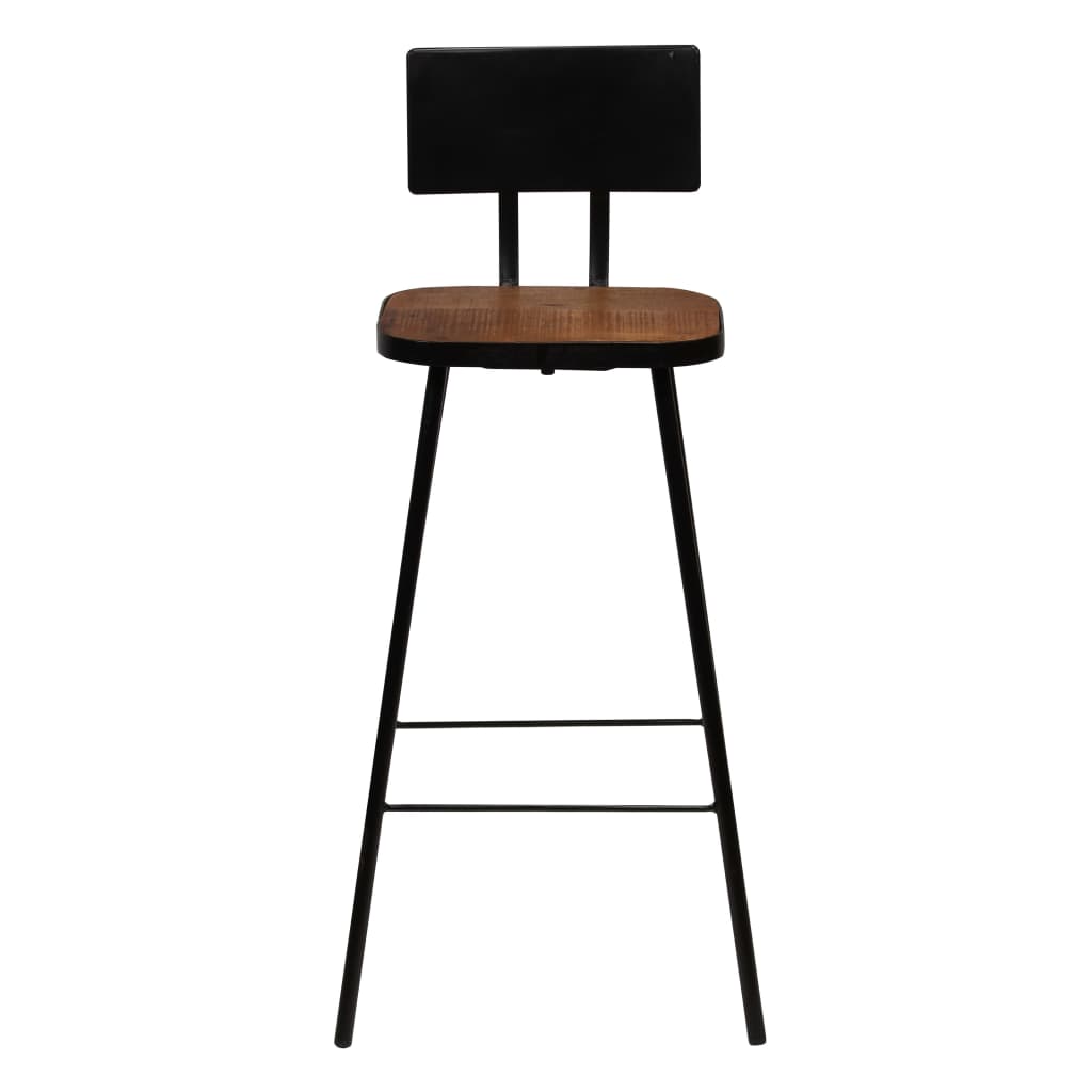 Set mobilier de bar, 3 piese, negru