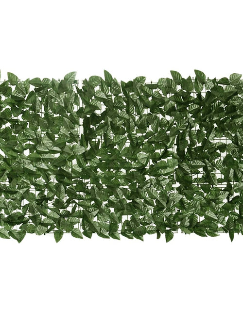 Загрузите изображение в средство просмотра галереи, Paravan de balcon, frunze verde închis, 400x75 cm
