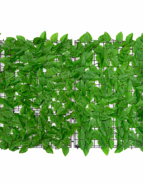 Încărcați imaginea în vizualizatorul Galerie, Paravan de balcon, frunze verzi, 300x75 cm
