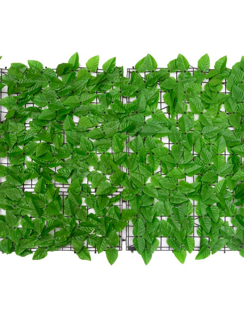 Încărcați imaginea în vizualizatorul Galerie, Paravan de balcon, frunze verzi, 500x75 cm
