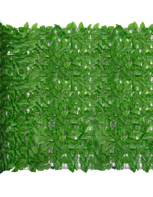 Încărcați imaginea în vizualizatorul Galerie, Paravan de balcon, frunze verzi, 600x150 cm
