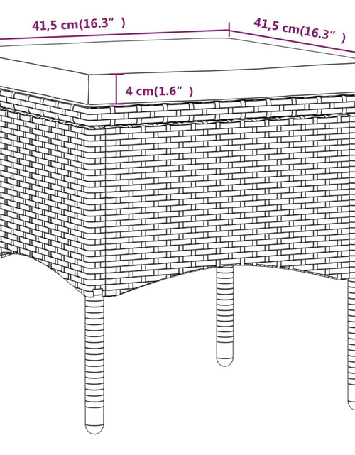 Загрузите изображение в средство просмотра галереи, Set mobilier grădină, 5 piese, negru, poliratan/sticlă tratată
