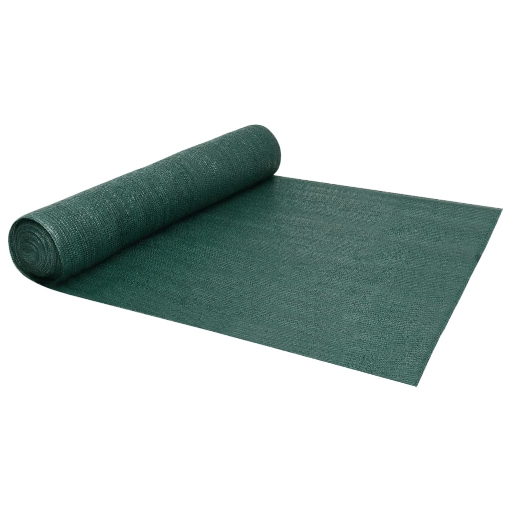 Plasă protecție intimitate, verde, 1x10 m, HDPE, 150 g/m²