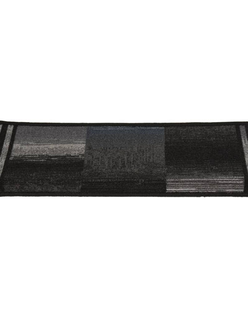Încărcați imaginea în vizualizatorul Galerie, Covorașe scări autoadezive, 15 buc., negru și gri, 65x21x4 cm
