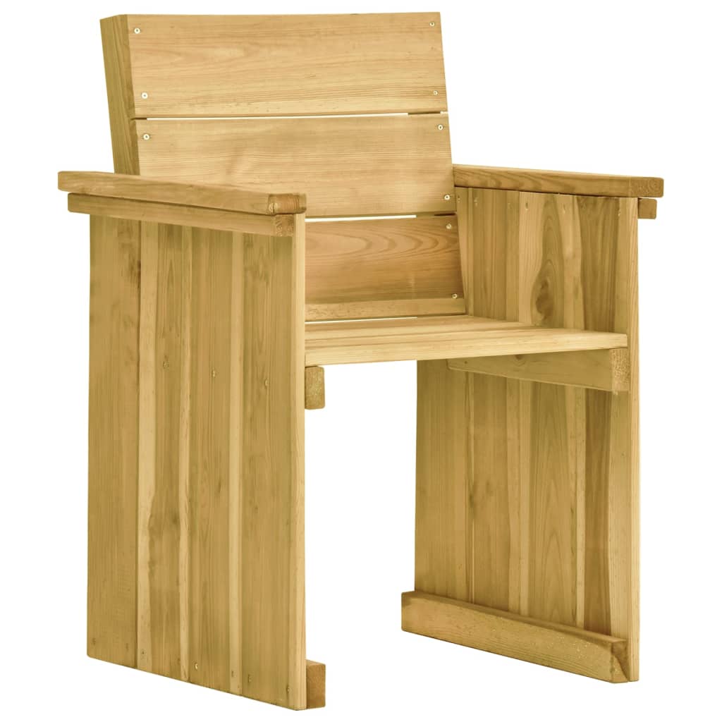 Set mobilier de exterior cu perne, 7 piese, lemn de pin tratat