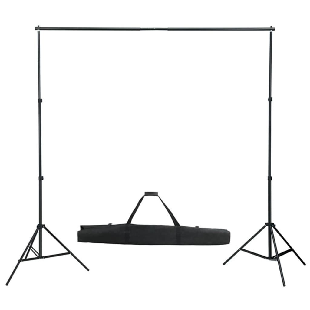 Set studio foto cu lumini softbox, fundal și reflector