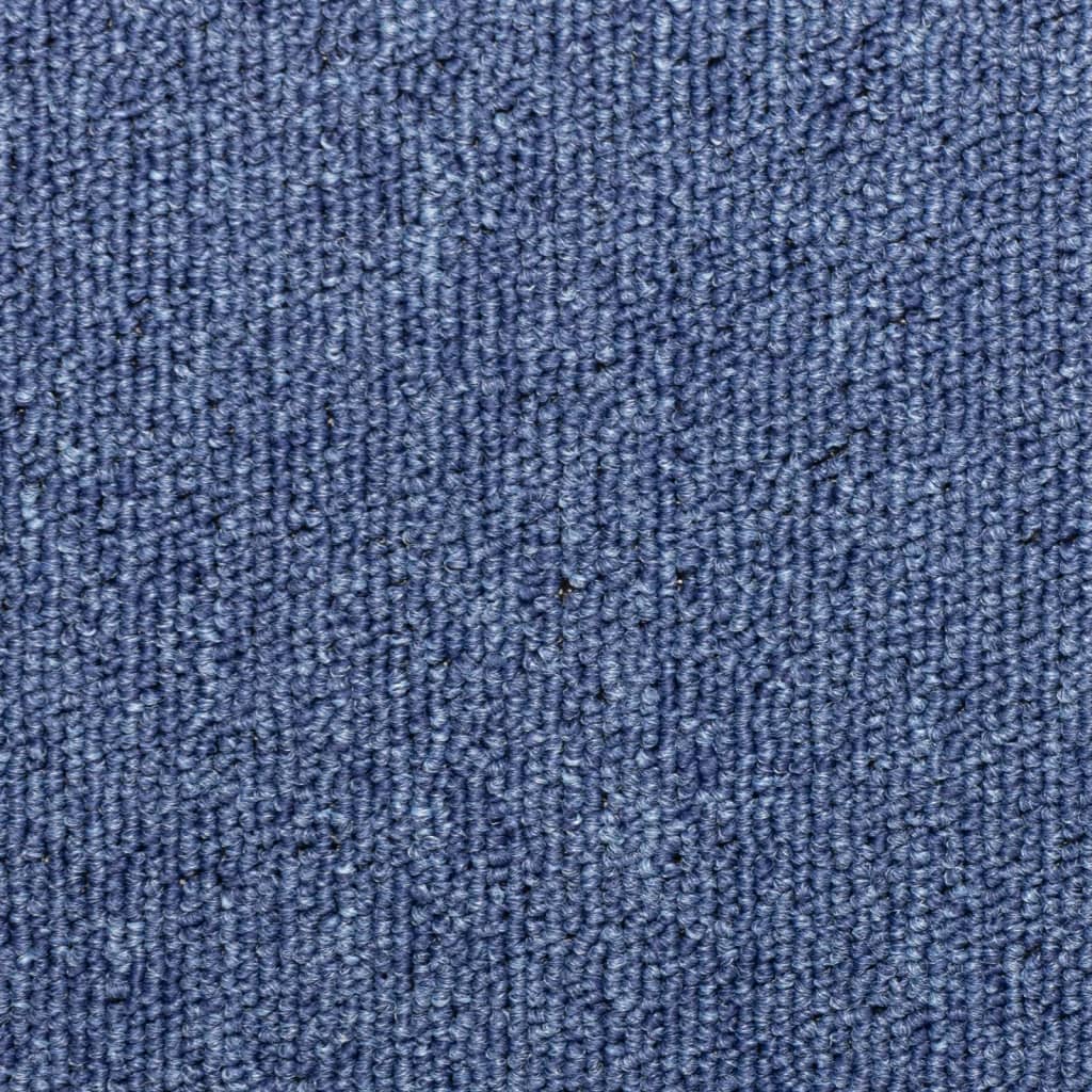 Covorașe de scară, 10 buc., albastru, 65x21x4 cm