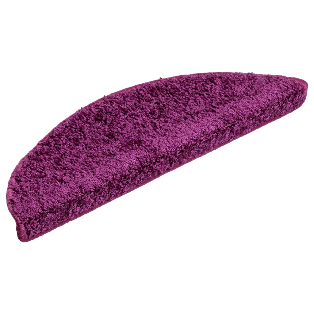 Covorașe de scară, 10 buc., violet, 56x17x3 cm - Lando