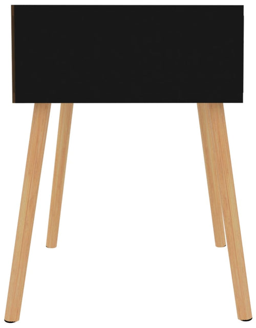 Încărcați imaginea în vizualizatorul Galerie, Noptieră, negru, 40x40x56 cm, lemn prelucrat
