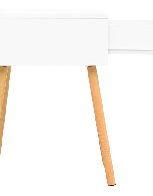 Загрузите изображение в средство просмотра галереи, Noptieră, alb și stejar Sonoma, 40x40x56 cm, lemn prelucrat
