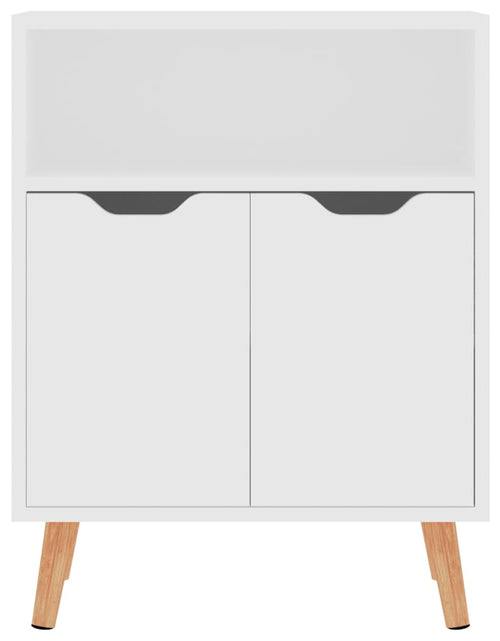 Загрузите изображение в средство просмотра галереи, Servantă, alb, 60x30x72 cm, lemn prelucrat
