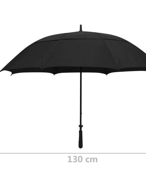 Încărcați imaginea în vizualizatorul Galerie, Umbrelă, negru, 130 cm
