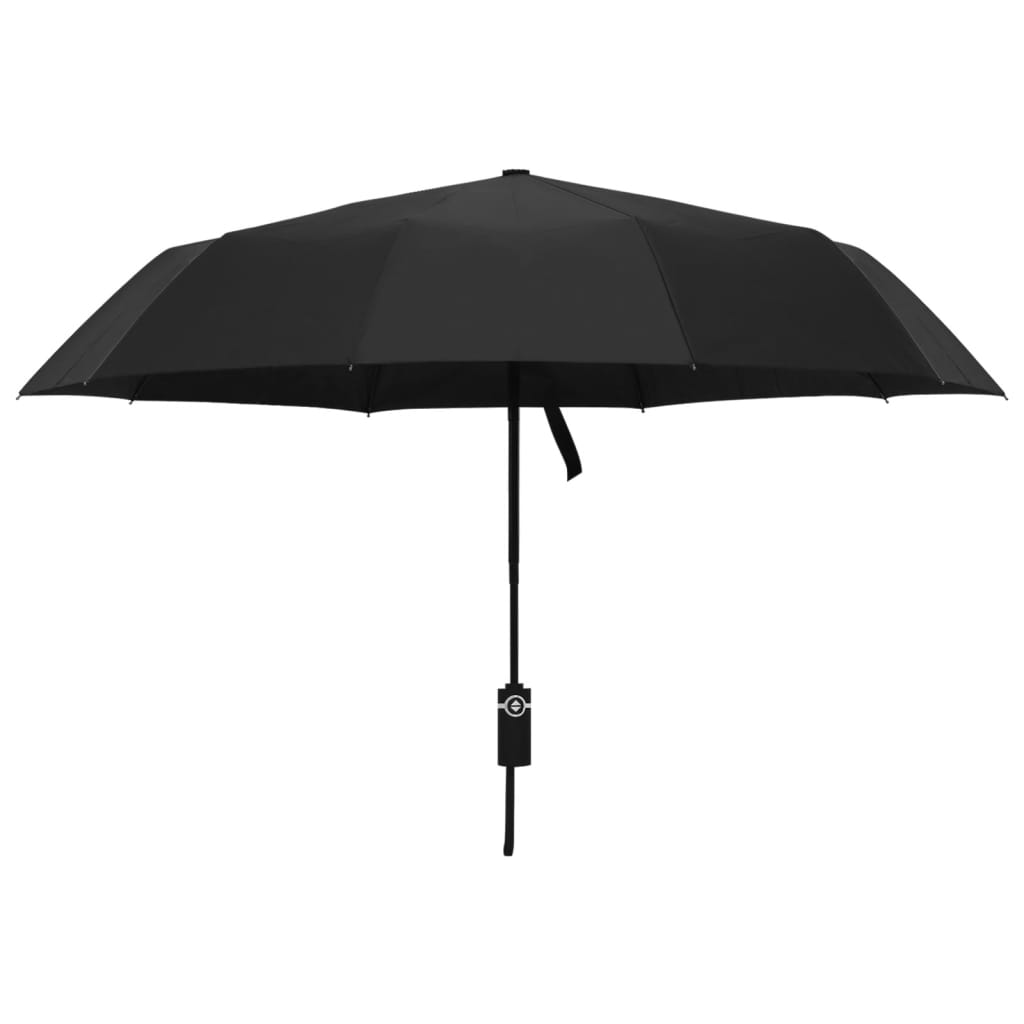 Umbrelă pliabilă automată, negru, 104 cm