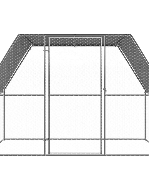 Încărcați imaginea în vizualizatorul Galerie, Coteț de păsări pentru exterior, 3x2x2 m, oțel galvanizat
