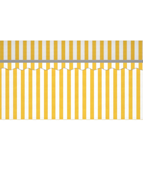 Încărcați imaginea în vizualizatorul Galerie, Copertină retractabilă automat cu stor, galben &amp; alb, 3x2,5 m - Lando
