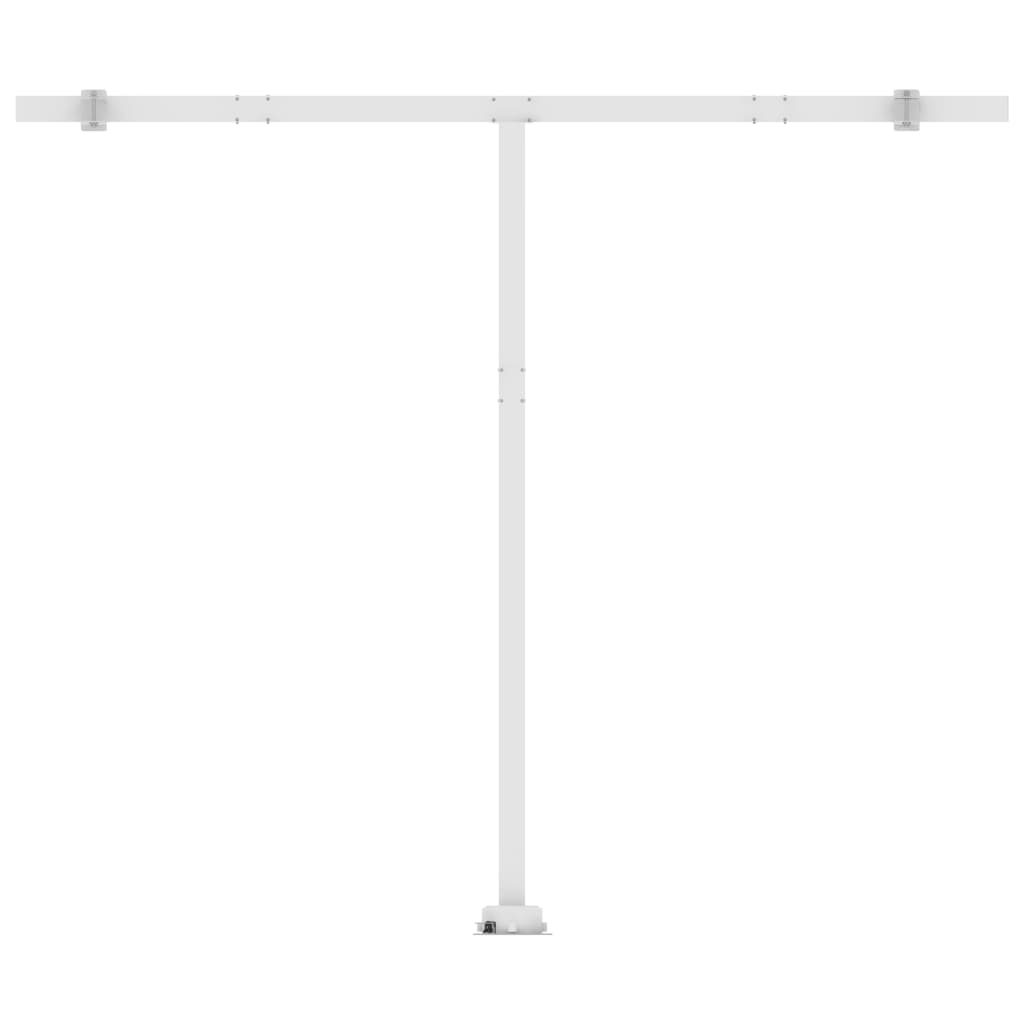 Copertină retractabilă manual, crem, 300x250 cm