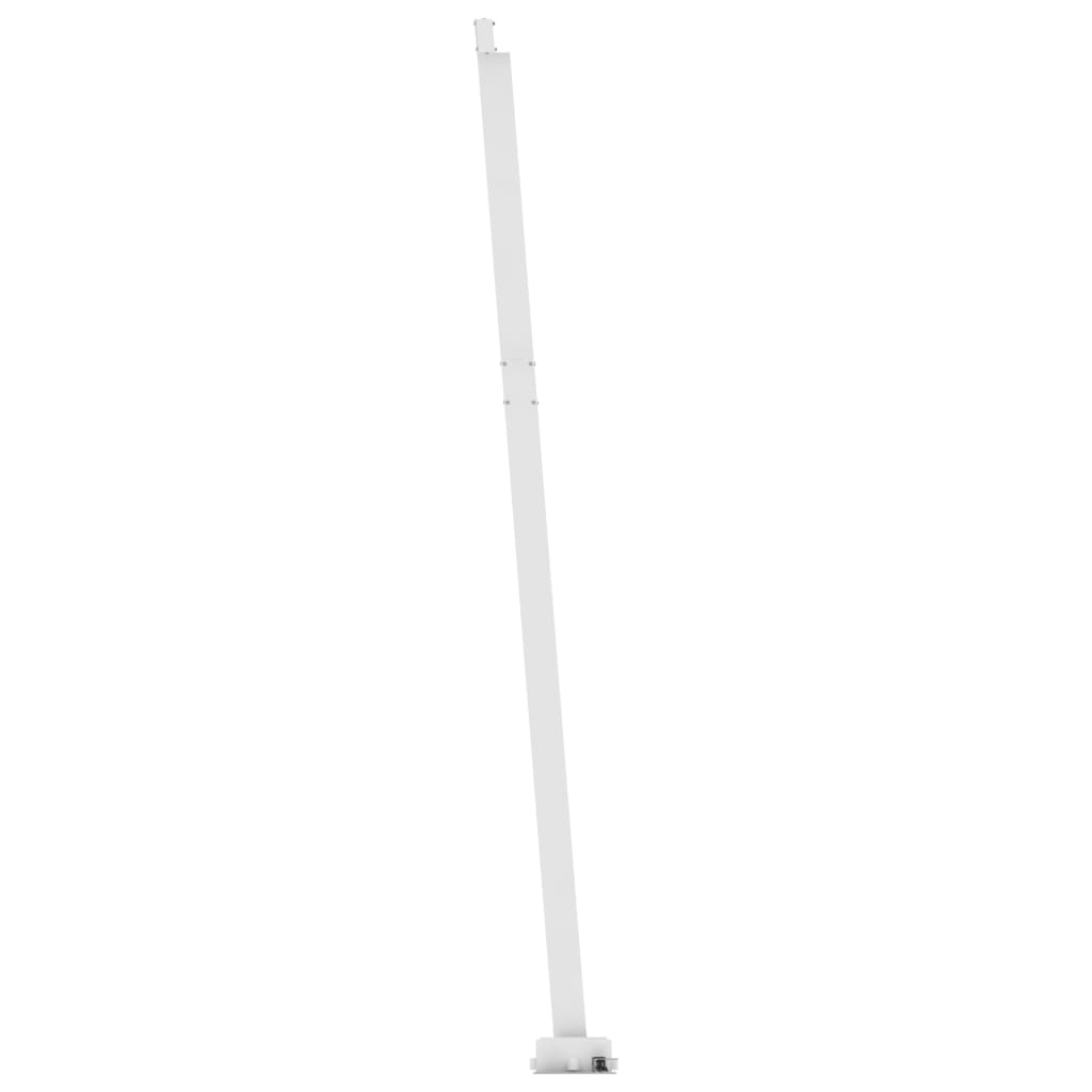 Copertină retractabilă manual cu LED, albastru & alb 400x300 cm