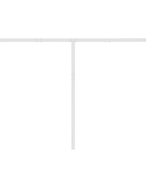 Загрузите изображение в средство просмотра галереи, Copertină autonomă retractabilă manual albastru &amp; alb 450x300cm
