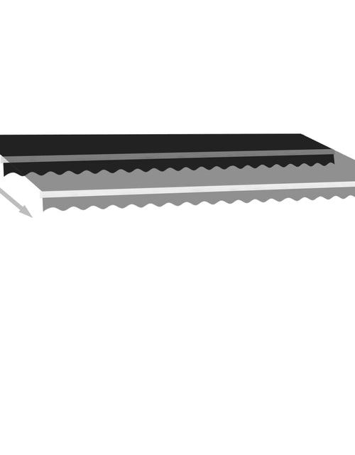 Загрузите изображение в средство просмотра галереи, Copertină autonomă retractabilă manual, antracit, 450x350 cm
