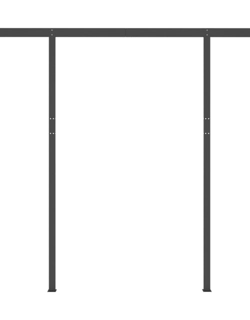 Încărcați imaginea în vizualizatorul Galerie, Copertină retractabilă automat cu stâlpi, crem, 3x2,5 m - Lando
