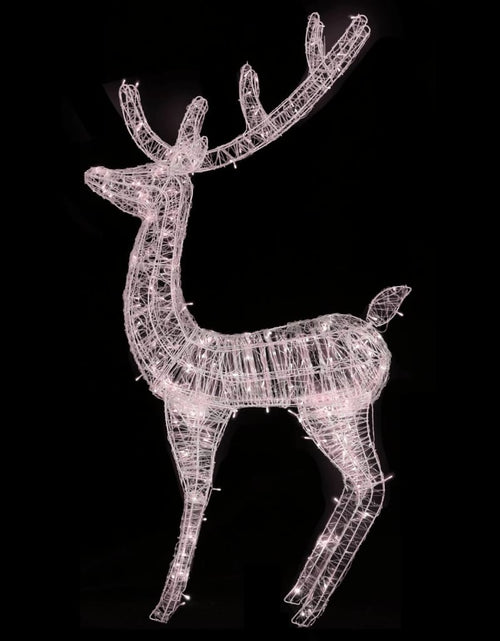 Загрузите изображение в средство просмотра галереи, Ren de Crăciun, 250 LED-uri, alb cald, 180 cm, acril, XXL
