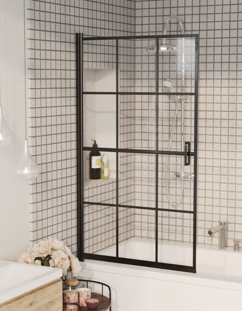 Încărcați imaginea în vizualizatorul Galerie, Cabină de duș, negru, 80x140 cm, ESG

