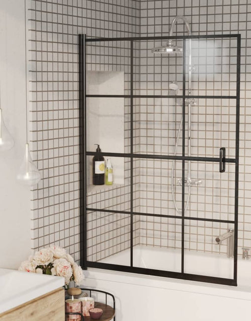 Încărcați imaginea în vizualizatorul Galerie, Cabină de duș, negru, 100x140 cm, ESG

