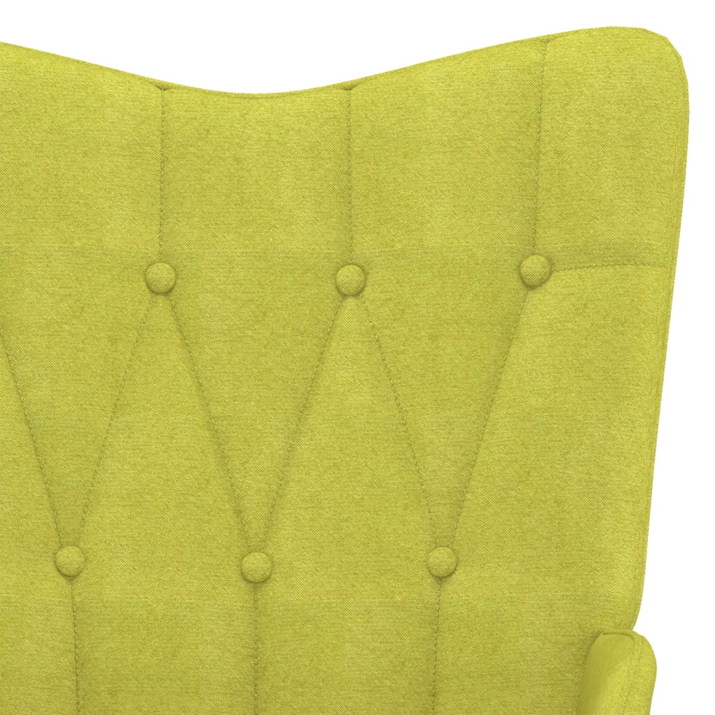 Scaun balansoar, verde, material textil