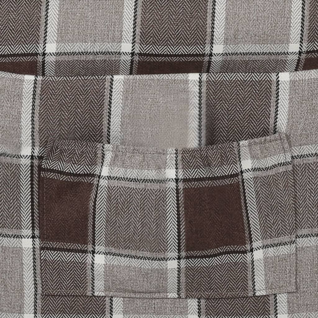 Fotoliu rabatabil, maro, material textil