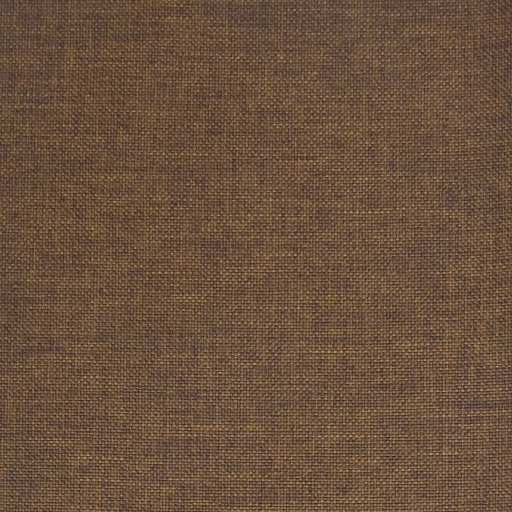 Fotoliu de masaj cu ridicare, maro, material textil
