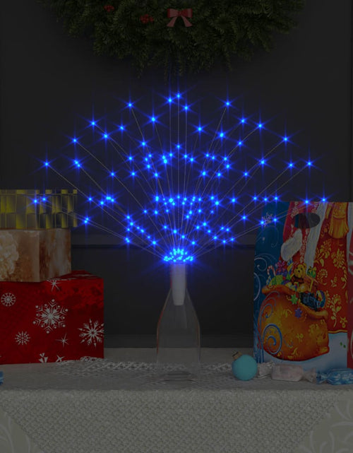 Încărcați imaginea în vizualizatorul Galerie, Lămpi cu artificii de Crăciun 10 buc. 1400 LED albastru 20 cm
