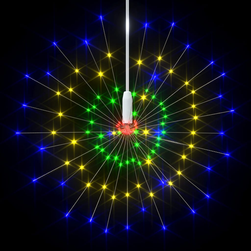 Lămpi cu artificii de Crăciun 10 buc. 1400 LED multicolor 20 cm