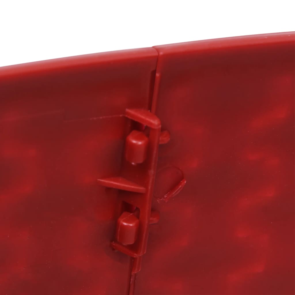 Fustă brad de Crăciun, roșu, Ø54x19,5 cm