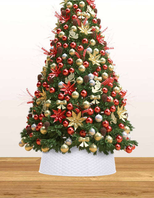Încărcați imaginea în vizualizatorul Galerie, Fustă brad de Crăciun, alb, Ø54x19,5 cm
