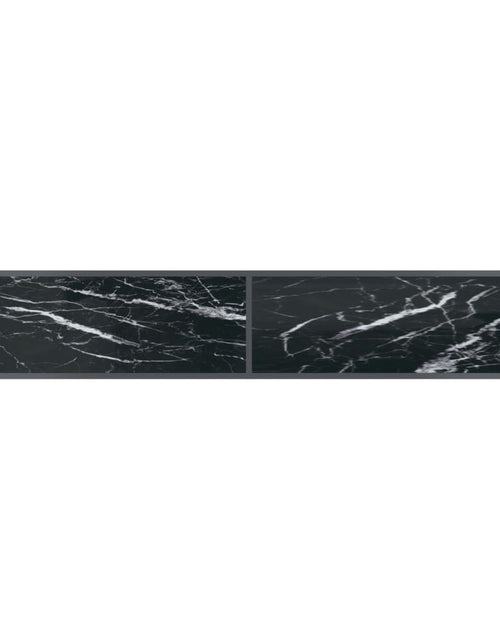 Загрузите изображение в средство просмотра галереи, Masă consolă, negru, 200x35x75,5 cm, sticlă securizată
