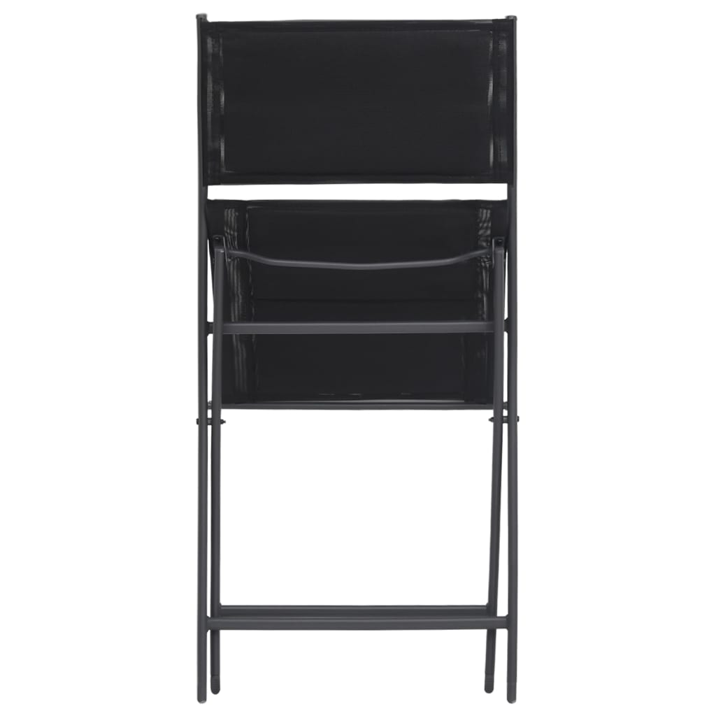 Set mobilier de exterior, 9 piese, oțel - Lando